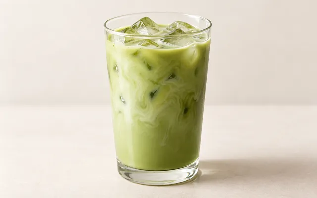抹茶奶茶单品缩略图（AI 生成示意）